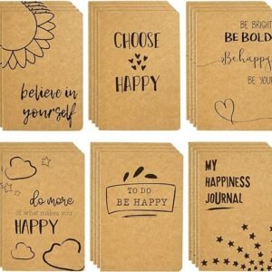 Kids' Happy Journal 24-Pack - Kraft Paper Notebook