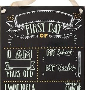 Kids Milestone Chalkboard Sign: First Day