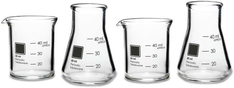 Lab Beaker Shot Glasses - Chemistry Gift