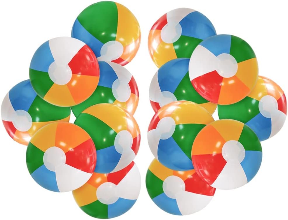 Lamnhin 12'' Beach Ball 14 Pack