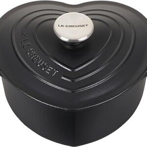 Le Creuset Heart Cocotte, 2 Quart Licorice