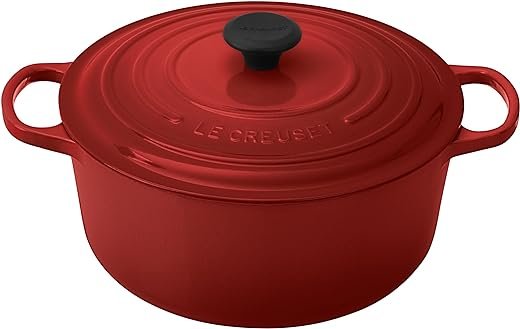 Le Creuset Round Dutch Oven, 7.25 qt., Cerise