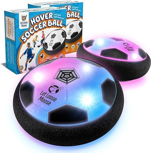 LED Hover Soccer Ball Set - Fun Indoor Toys for Boys 5-8