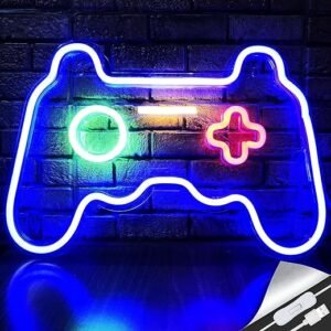 LED Neon Gamepad Sign - Gamer Room Décor