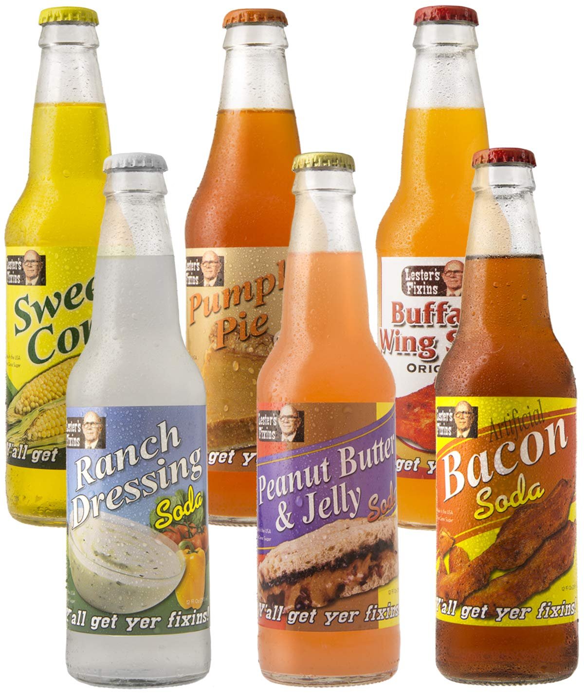 Lester's Fixins Flavor Soda Sampler Set