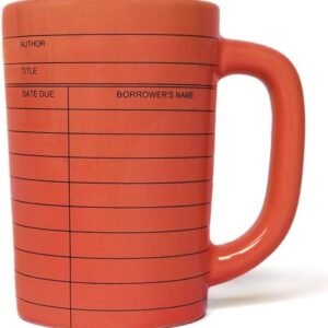 Library Card Mug - Red Edition