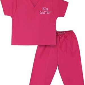 Little Girls' Big Sister Scrubs