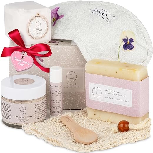 Lizush Bath Gift Set - Complete Luxury Spa Day Kit
