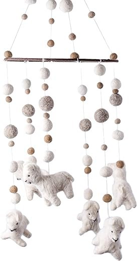 Llama Crib Mobile - Handmade Nursery Décor