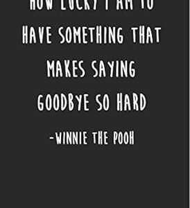 Lucky Me - Pooh Journal - Goodbye Gift
