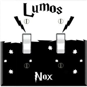 Lumos Nox Double Toggle Wall Plate