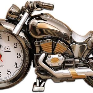 Luxury Retro Style Motorcycle Alarm Clock