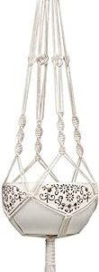 Macrame Plant Hanger with Cotton Rope