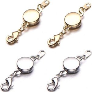 Magnetic Jewelry Clasp Set - Gold and Silver