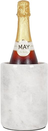 Marble Wine Chiller TableTop White