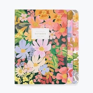 Marguerite Stitched Notebook Set with 3 Notebooks