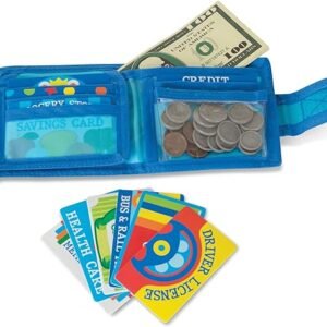 Melissa & Doug Toy Wallet - Shopping playset for kids