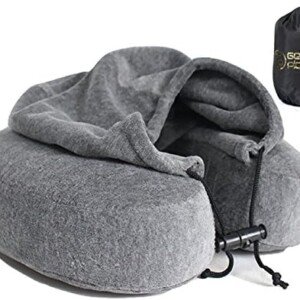 Memory Foam Hooded Travel Pillow