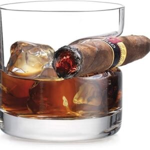 Men's Cigar Whiskey Glass - Perfect Dad Gift