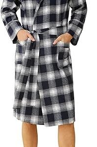 Men's Flannel Robe by Latuza