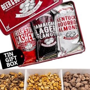 Men's Nut Gift Basket in Tin Box