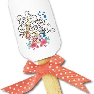 Mermaid Baking Spatulas: Funny Baking Gift