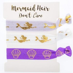 Mermaid Hair Ties for Kids' Birthday