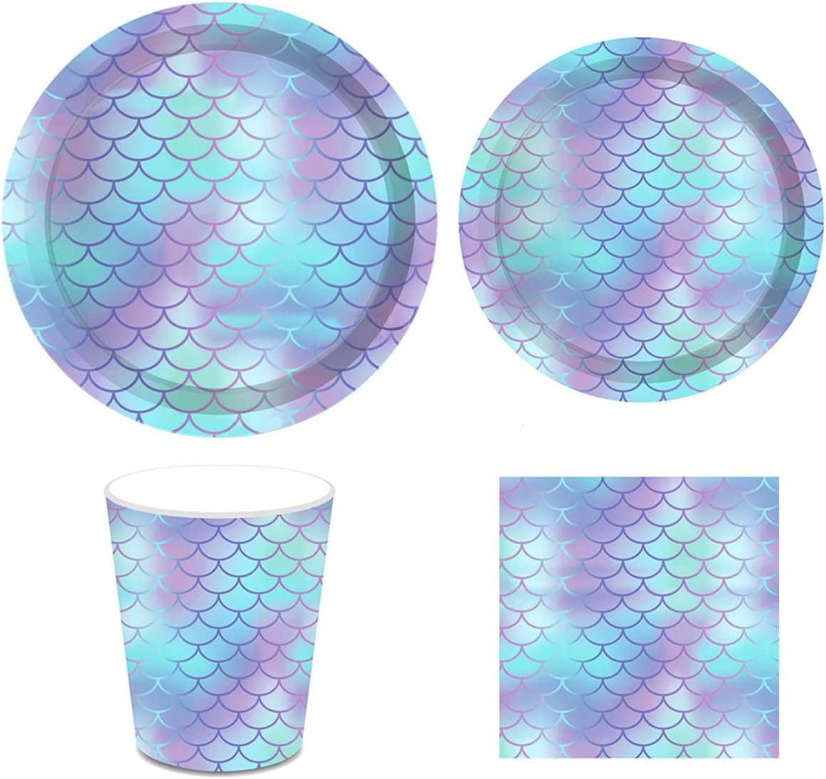 Mermaid Ocean Party Supplies Pack