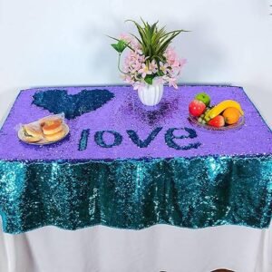 Mermaid Sequin Tablecloth for Party Decor
