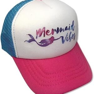 Mermaid Vibes Adjustable Snapback Trucker Hat