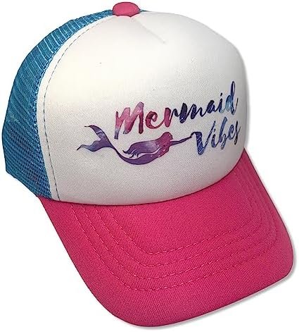 Mermaid Vibes Adjustable Snapback Trucker Hat