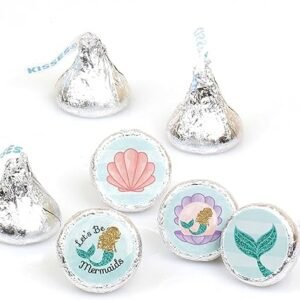 Mermaids Candy Sticker Favors - 108 Labels