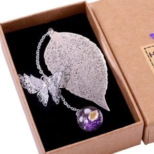 Metal Leaf Bookmark - Perfect Gift for Book Lovers