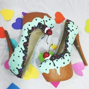 Mint Chip Ice Cream Stilettos