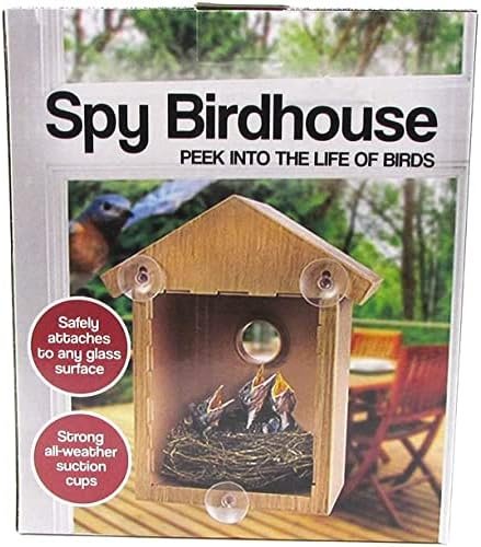 Mirrored Bird House with Suction Cup
