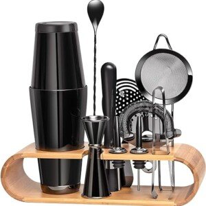 Mixology Bartender Kit | Stainless Steel Cocktail Shaker Set