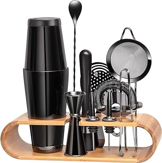 Mixology Bartender Kit | Stainless Steel Cocktail Shaker Set