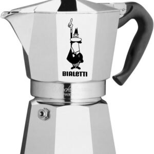 Moka Express Export Espresso Maker, Silver