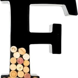 Monogram Wine Cork Holder - Letter F