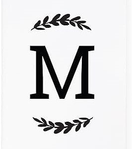 Monogrammed Cotton Kitchen Tea Towel