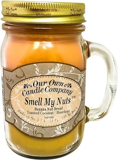 My Nuts Scented Mason Jar Candle