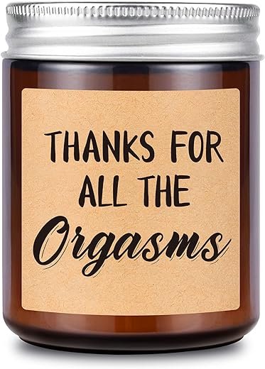 Naughty Lavender Scented Candles - Funny Gifts