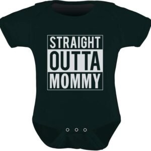 Newborn Baby Bodysuit: Straight Outta Mommy
