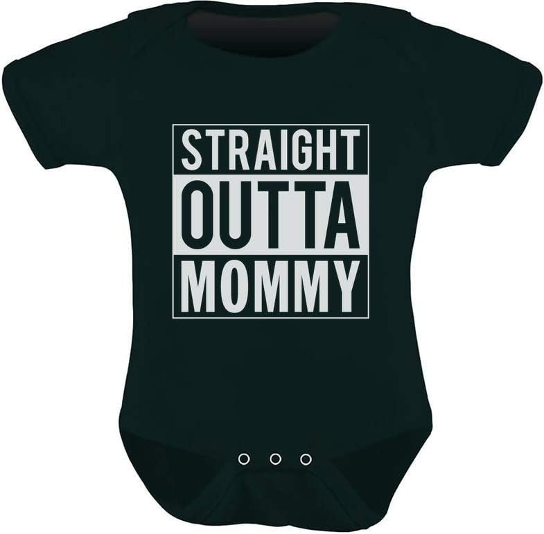 Newborn Baby Bodysuit: Straight Outta Mommy