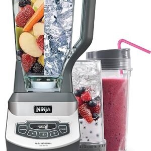 Ninja BL660 Compact Blender: 1100-Watts, 3 Functions
