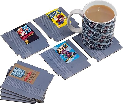 Nintendo NES Retro Coasters - Set of 8