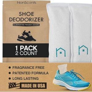NonScents Shoe Deodorizer - Odor Eliminator, Air Freshener