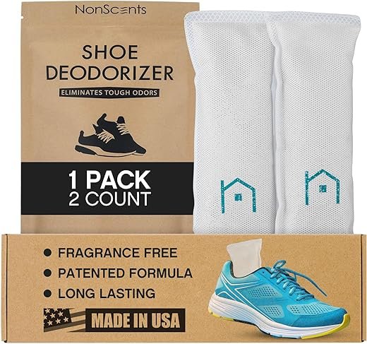 NonScents Shoe Deodorizer - Odor Eliminator, Air Freshener