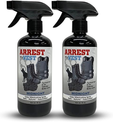 Odor-Eliminating Spray for Body Armor and Tactical Gear