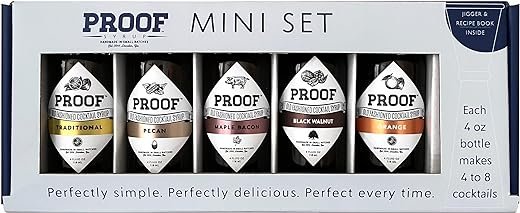 Old Fashioned Cocktail Mixer Set | 5 Flavors